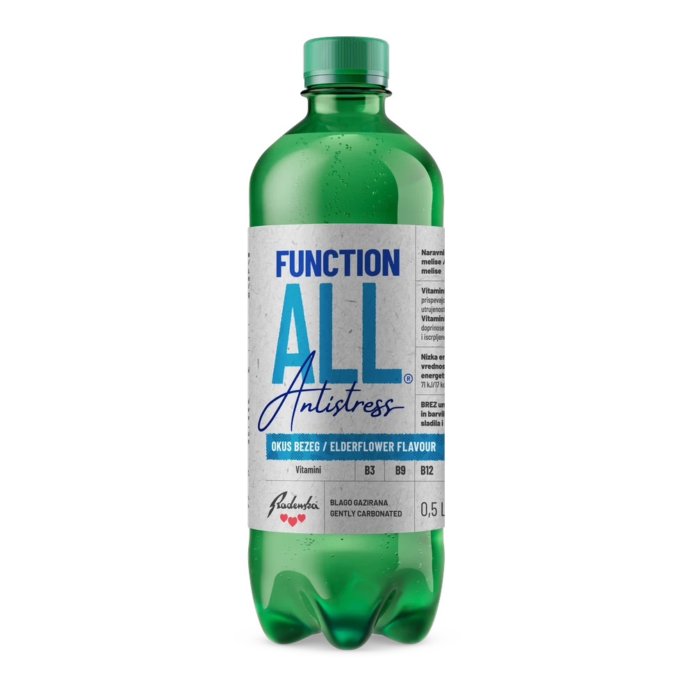 Radenska, Ujë Functionall, Antistress, plastikë, 0,5 L